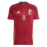 Belgium Youri Tielemans #8 Replica Home Shirt Euro 2024 Short Sleeve